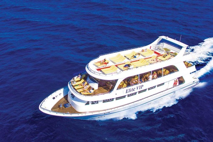 Sharm: Elite VIP Cruise Ras Mohammed & White Island with Lunch