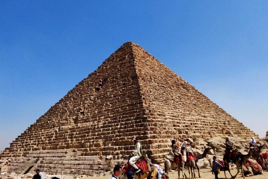 Grand Egyptian Museum, Pyramids and Sphinx from Sharm el Sheikh